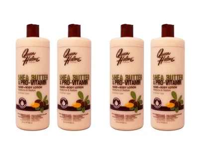Queen Helene Manteca de Karité Pro-Vitamina Manos Loción Corporal 32 OZ Paquete de 4 Foto 1 de 4