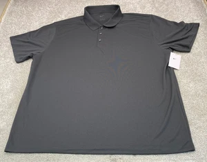 NWT Nike Polo Shirt DC1963-060 Short Sleeve Men's 4XL Gray Activewear Golf 6584 - Picture 1 of 9