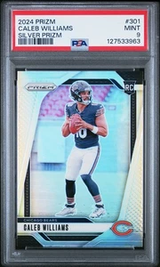 Caleb Williams 2024 Prizm Silver Rookie RC #301 PSA 9 ¡COMO NUEVO! ¡OSOS NFL QB USC! - Imagen 1 de 2
