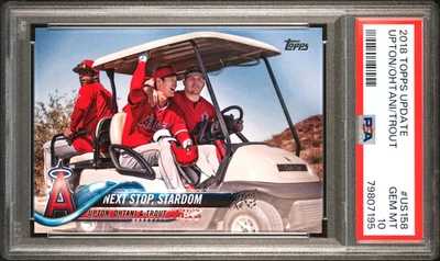 Shohei Ohtani 2018 Topps Update Rookie RC #US158 PSA 10 gemas ¡Como nuevo! DODGERS MVP! Foto 1 de 2