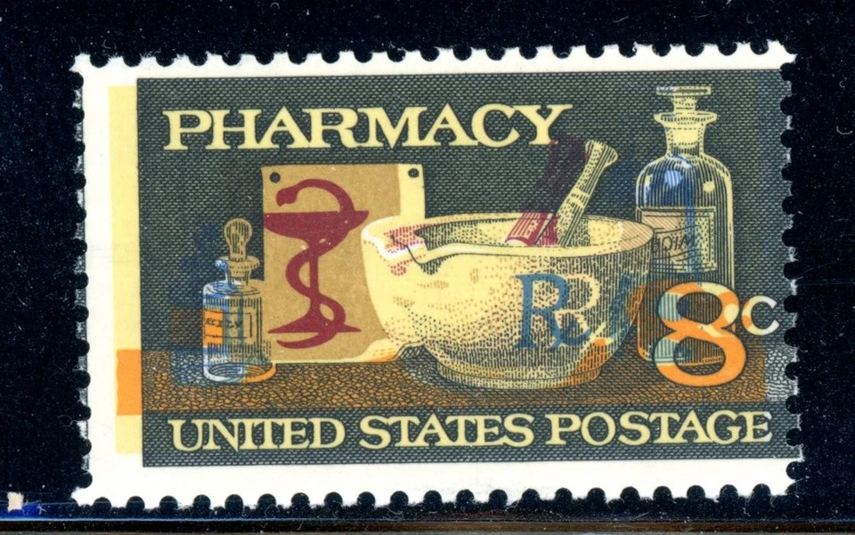 EFO 1473 COLOR MISREGISTRATION CREATES A MESS AT THE PHARMACY! - Image 1 of 1