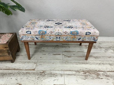 Bed bench, Footstool Bench, Ottoman bench, Bohemian bench, Dining table bench - Image 1 of 4