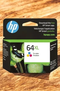 Original HP 64XL Tri-Color Tintenpatrone mit hoher Reichweite Original Ex 6/2026 Brandneu - Bild 1 von 2