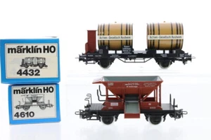 H0 Märklin 4432 4610 Weinfasswagen Schotterwagen Güterwagen AC Konvolut +OVP/N39 - Bild 1 von 4