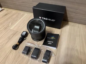 Tag Heuer Caja Reloj Máquina Cuerda Champagne Negro en Caja Probado Funcionando - Imagen 1 de 6