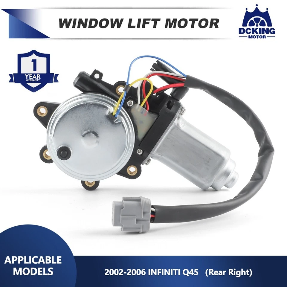 Window Lift Motor For 2002-2006 Infiniti Q45 Rear Right 82730AR000 & 82730AR001 - Изображение 1 из 4