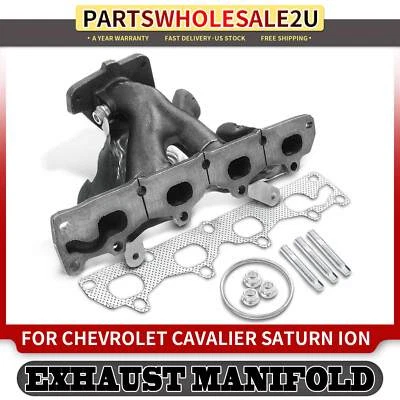 Exhaust Manifold w/ Gasket for Chevy Cavalier Saturn Ion Pontiac Sunfire Olds - Image 1 of 4
