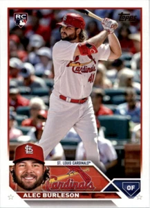2023 Topps #622 Alec Burleson RC St. Louis Cardinals MLB Rookie Baseball-Karte - Bild 1 von 2