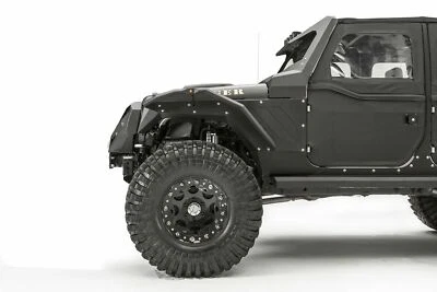 Revestimento em pó Fab Fours Fender flare para 07-18 Jeep Wrangler JK 2-Dr 4-Dr JK1003-1 - Imagem 1 de 4