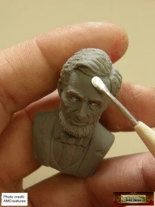M00163 MOREZMORE AMC ROUNDED SPATULA Miniature Polymer Clay Sculpting Micro Tool - Picture 1 of 3