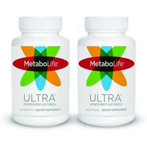MetaboLife Ultra - Dietary Supplement - Hunger Supplement 800 mg, 45 Caplets 2pk - Picture 1 of 7