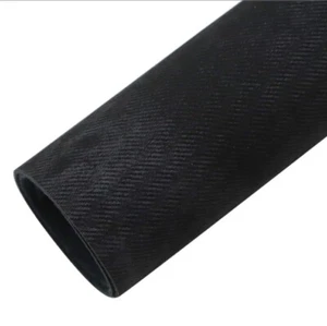 Deep Black Denim Look FAUX LEATHER SHEET 8" x 12" 1162709 Premium felt backing - Picture 1 of 2