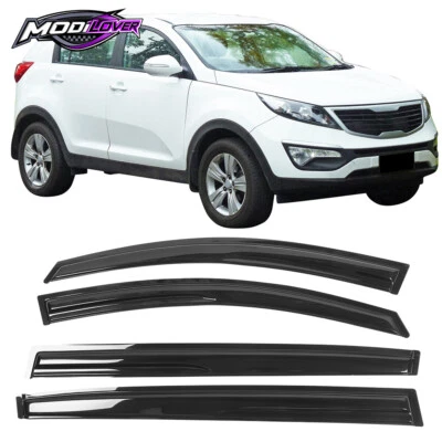 Se adapta a 11-16 Kia Sportage Mugen Estilo Visera de ventana Protector de lluvia Deflector de viento Foto 1 de 4