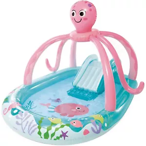INTEX 56138NP Playcenter Friendly Octopus 234x183x15cm Planschbecken mit Rutsche - Bild 1 von 9