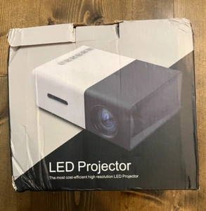 1080p Full HD LED Portable Mini Projector Smart Home Theater - New! - Picture 1 of 4