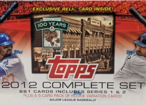 2012 Topps MLB Baseball komplettes Set Fenway Dirt Bryce Harper fabrikversiegelt NEU - Bild 1 von 12