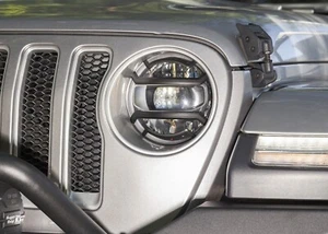 Rugged Ridge 11230.21 Elite Headlight Euro Guards Fits Gladiator Wrangler (JL) - Picture 1 of 3