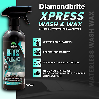 Diamondbrite Xpress Wash And Wax.  Diamond Brite Waterless Wash And Wax • 9.99£