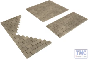 M0060 Metcalfe OO/HO Individual Stone Paving Slabs Card Kit - Picture 1 of 1