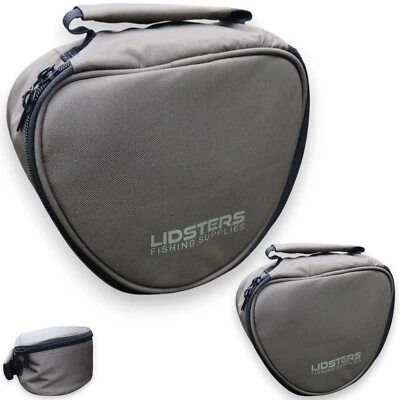 LIDSTERS FISHING SUPPLIES LTD 2 Lidster gepolstert grün Rollenkoffer Tasche für Karpfen Friedfisch Hecht Angelrollen Tackle