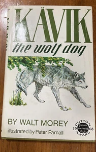 KAVIK THE WOLF DOG WALT MOREY Inscribed Signed 1968 - Picture 1 of 5