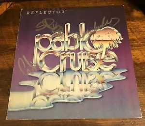 Álbum LP reflector firmado por Pablo Cruise por David/Steve/Cory con certificado de autenticidad JSA - Imagen 1 de 3