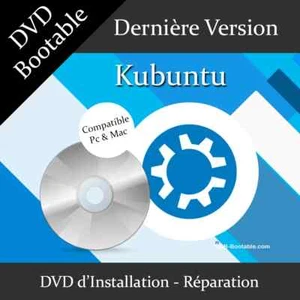 DVD Bootable Kubuntu + Guide d'utilisation - Photo 1/1