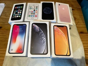 8 x iPhone Boxes (empty) - Job Lot Original - Zdjęcie 1 z 10