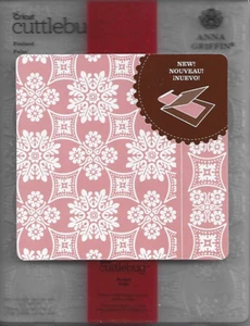CUTTLEBUG embossing folder FOULARD plus BORDER Anna Griffin set - Picture 1 of 2