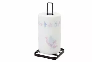 Free Standing Kitchen Towel Roll Holder Bath Paper Storage Metal Rack Stand - Picture 1 of 3