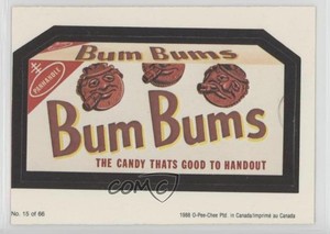 1988 O-Pee-Chee Wacky Packages Bum Bums #15 1i7