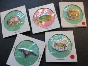 #41 Lote de 5 prendedores de sombrero BSA Boy Scout - Imagen 1 de 6
