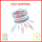 400 Pcs Paper Clips, Metal Coated Paperclips, Paper Clips Assorted Sizes Medium 