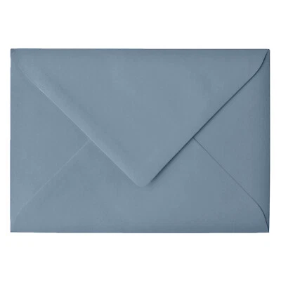 Briefumschlag Helles Blau Grau C6 B6 Kuvert Hülle Einfarbig Nassklebung NORDEULE