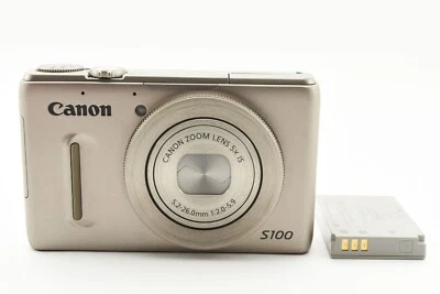 Canon PowerShot S100 12.1MP Digital Compact Camera Silver From Japan - Image 1 of 4