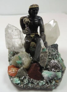 Colombian Emerald Miner Natural Rough Mineral Beryl-Quartz 362 Grams Muzo Mines - Picture 1 of 9