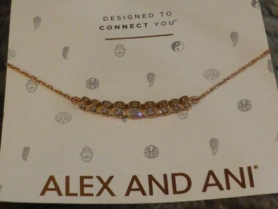 Pulsera Bolo Alex and Ani Cristal Transparente Tirar Cadena Nueva Sin Etiquetas Bolsa para el Polvo $40 Foto 1 de 2