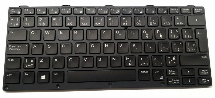 DELL HKTMF Rugged Extreme 7414 7404 7214 7204 5414 5404 French/Canadian Keyboard - Image 1 of 1