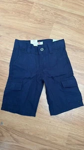 Levi's Navy Cargo Shorts Toddler Boy's Navy Uniform Adjustable Waist Size 3 - Picture 1 of 4