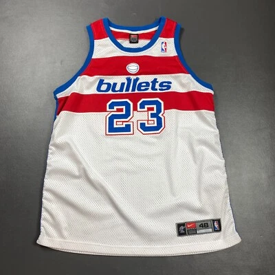 Camiseta masculina 100% autêntica Michael Jordan vintage Nike Bullets tamanho 48 XL Wizards - Imagem 1 de 4