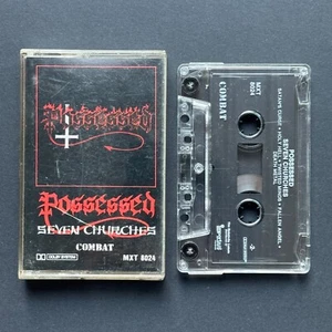 Possessed Seven Churches Cassette Tape 1985 COMBAT RECORDS Death Metal - Picture 1 of 2