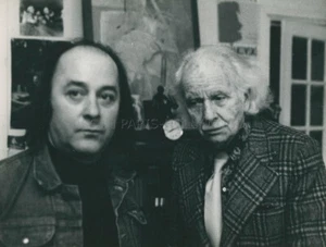 LOUIS ARAGON MARC OGERET 70ER JAHRE VINTAGE FOTO - Bild 1 von 2