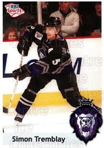 2002-03 Reading Royals RBI #186 Simon Tremblay
