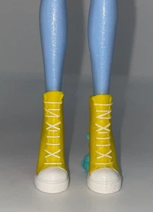 Monster High Wednesday Enid Sinclair Fashion Doll Outfit Shoes Yellow Sneakers - Picture 1 of 6