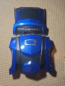 Quantum Q6 Edge rear plastic cover, Blue Backrest 2.0 Fairing Body panel And Pan - Picture 1 of 13