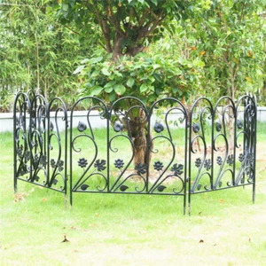 Panel decorativo de alambre borde de jardín cerca panel cama flor césped paisaje de metal - Imagen 1 de 22