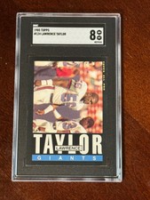1985 Topps Lawrence Taylor ALL PRO #124 SGC 8 NM - MT!! New York Giants