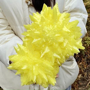 5.22LB Beautiful Minerals/NATIVE SULPHUR Sicily Crystal minerals - Picture 1 of 16