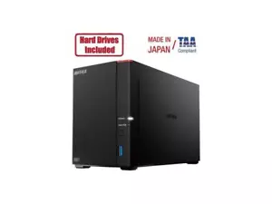Buffalo LinkStation 720D 4TB Hard Drives Included Private Cloud (2 x 2TB, 2 Bay) - Picture 1 of 12