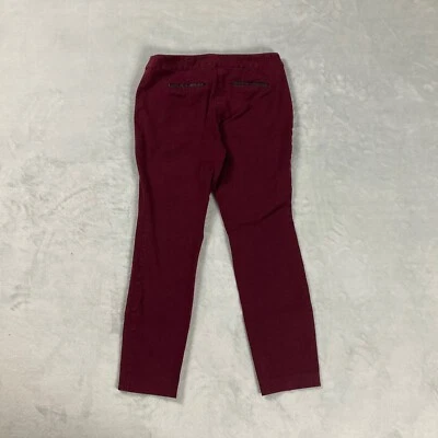 Alfani  Petite Womens Faux Leather Trim Casual Trouser Pants 6P - Image 1 of 4